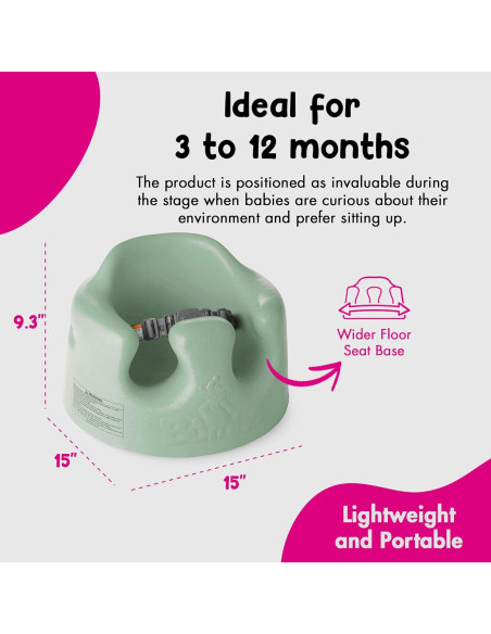 Asiento de Piso Bumbo Baby Hemlock para Bebés 3-12 Meses