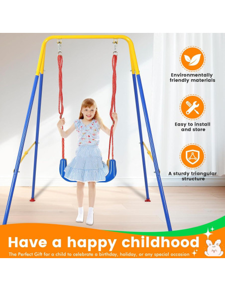 Columpio 3 en 1 Rormcheny para Bebés y Niños Pequeños