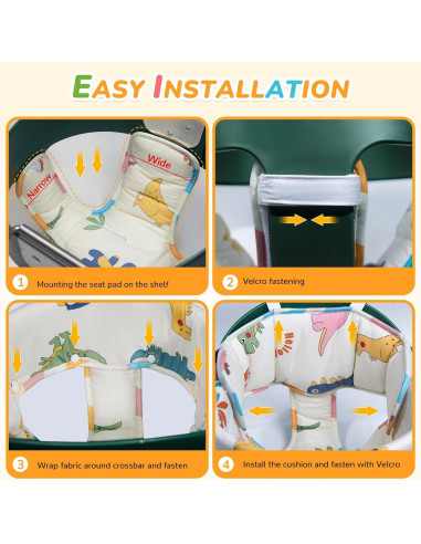 Cojín para Columpio de Niños FEISIKE 50x47 cm Lavable