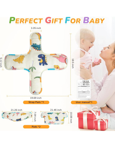 Cojín para Columpio de Niños FEISIKE 50x47 cm Lavable