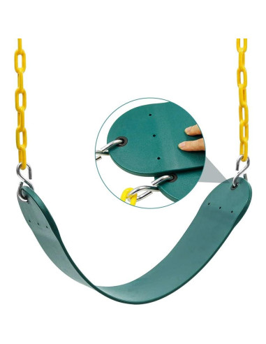 Asiento de columpio de cubo Take Me Away para niños - Verde