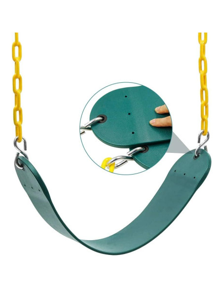 Asiento de columpio de cubo Take Me Away para niños - Verde