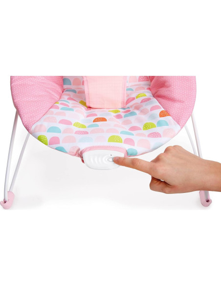 Asiento de rebote para bebés Bright Starts Unicornio Rosa 0-6 meses