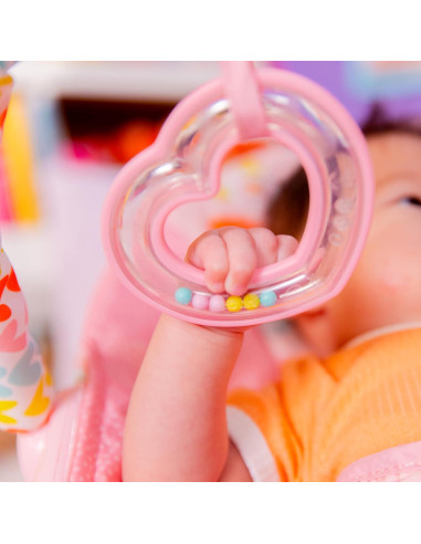 Asiento de rebote para bebés Bright Starts Unicornio Rosa 0-6 meses