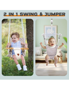 Saltarín y Columpio 2 en 1 G Taleco Gear Blanco 2