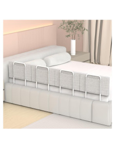 Barandilla de Cama OCBAiLi 200 cm Gris para Niños y Adultos