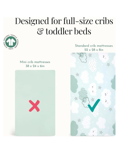 Conjunto de Ropa de Cama Evolur Dreamer 3 Piezas Algodón Orgánico