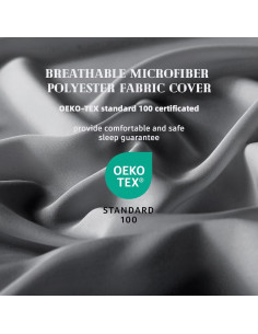 Edredón Ligero DOWNCOOL King 259x229 cm Gris Oscuro 2