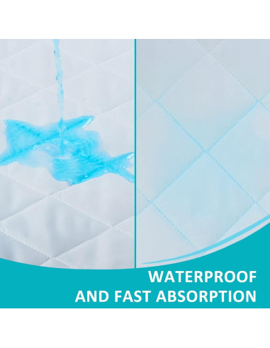 Almohadillas Impermeables KANECH 44x52 cm Reutilizables para Incontinencia
