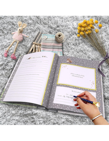 Libro de Memorias del Bebé Holoary - 76 Páginas Coloridas