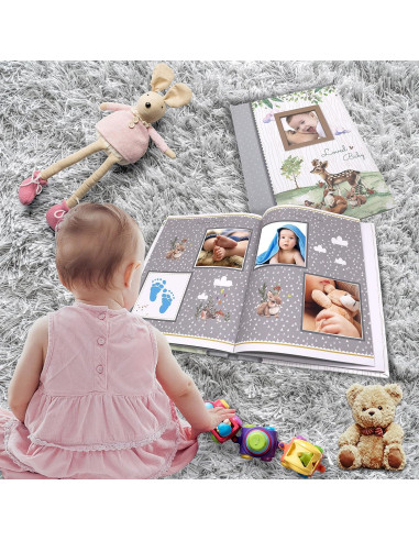 Libro de Memorias del Bebé Holoary - 76 Páginas Coloridas