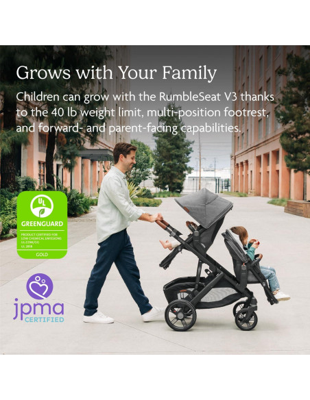 UPPAbaby RumbleSeat V3 Asiento Inferior para Cochecito - Callum