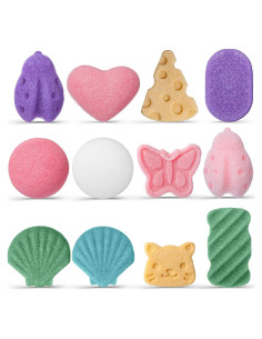 Esponjas de Baño Naturales Sunnyray para Niños - 10 Formas