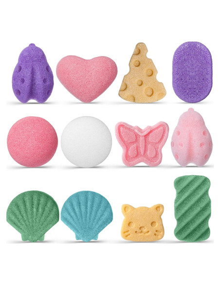 Esponjas de Baño Naturales Sunnyray para Niños - 10 Formas