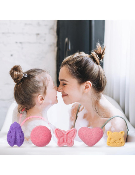 Esponjas de Baño Naturales Sunnyray para Niños - 10 Formas