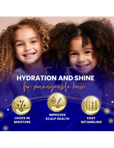 Champú y Gel de Baño Baby Hair 295 ml - Sin Sulfatos, Fresa