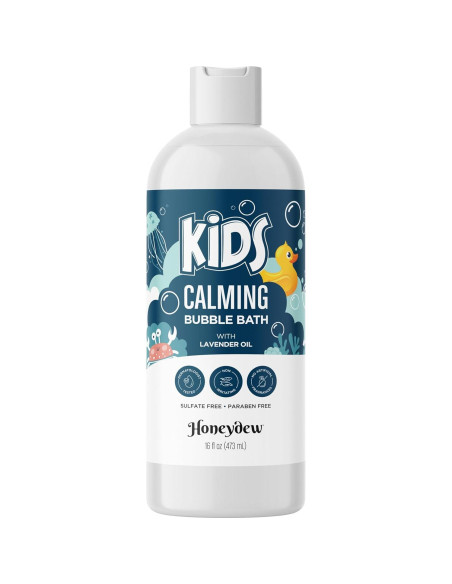 Baño de Burbujas Calmante Honeydew 473 ml - Niños con Aloe y Lavanda