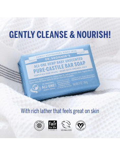 Jabón en Barra Dr. Bronner's Pure-Castile Baby 283 g Sin Fragancia 2