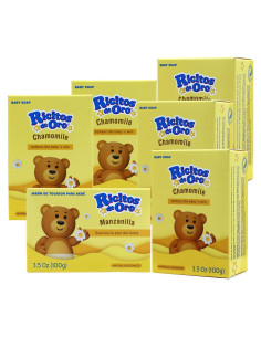 Jabón de Limpieza para Bebés Ricitos de Oro Manzanilla 6x99g