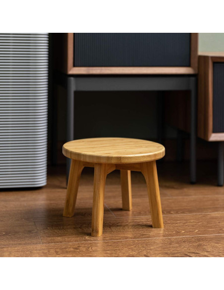Taburete de Bambú GOBAM 18.5 cm - Resistente hasta 136 kg