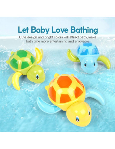 Juguetes de Baño Tortuga Nadadora YiTTOO para Niños 1-5 Años