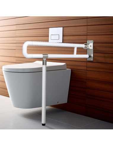 Barra de Agarre Plegable INNOLIFE 75 cm Antideslizante Blanca