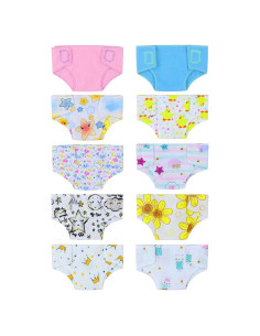 Pañales para Muñecas de Bebé ZITA ELEMENT 10 Pcs 35-40 cm