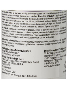 Champú y Gel de Baño Sin Enjuague Coloplast 67145 229.6 ml 2