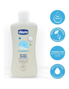 Champú para Bebé Chicco Baby Moment 200 ml Sin Lagrimas 2