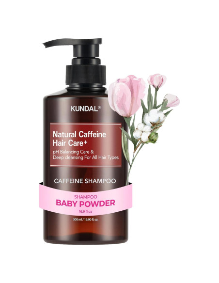 Champú KUNDAL para Cuero Cabelludo con Cafeína 500 ml