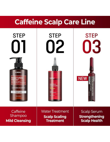 Champú KUNDAL para Cuero Cabelludo con Cafeína 500 ml