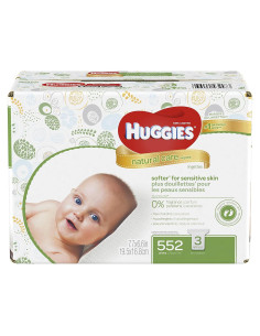 Toallitas para Bebés Huggies Cuidado Natural Kimberly-Clark 552 Unidades