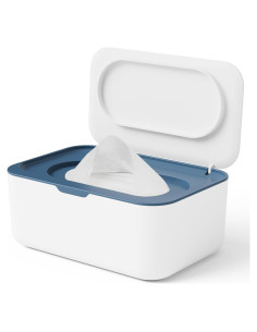 Dispensador de Toallitas Seposeve Azul, Recargable, 80 Piezas