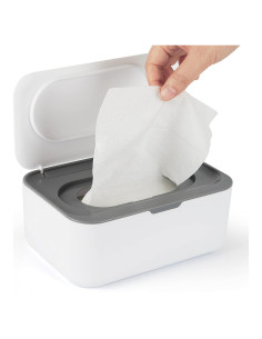 Dispensador de Toallitas Húmedas Flenpptly Gris 19.3x13.5 cm
