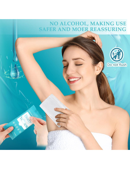 Toallitas Corporales Desechables Threlaco 300 Pcs Aloe