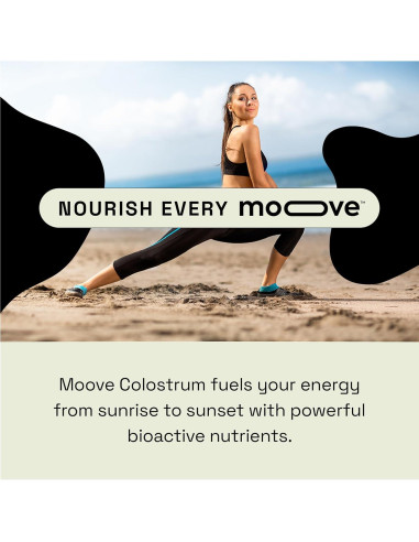 Polvo de Calostro Bovina MOOVE 120g - Soporte Inmunológico Natural