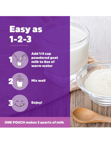 Leche de Cabra en Polvo Entera Meyenberg 340g - Paquete de 6