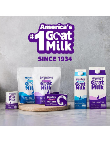 Leche de Cabra en Polvo Entera Meyenberg 340g - Paquete de 6