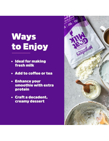 Leche de Cabra en Polvo Entera Meyenberg 340g - Paquete de 6