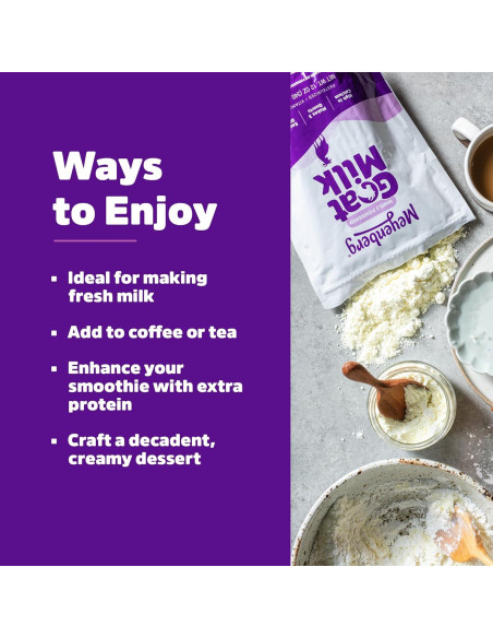 Leche de Cabra en Polvo Entera Meyenberg 340g - Paquete de 6