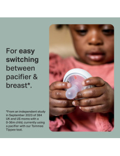 Chupete Tommee Tippee 0-6 Meses Silicona Sin BPA Paquete 4 2