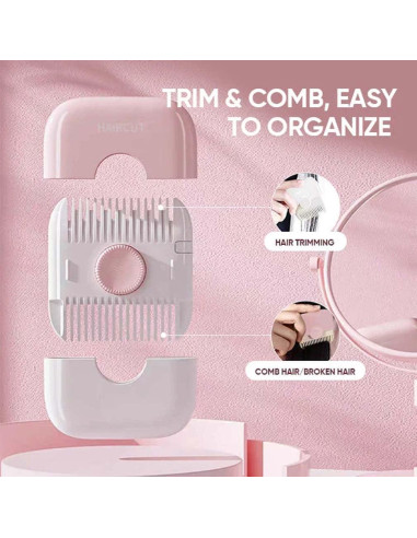 Peine de Corte 2-en-1 Guiyal - Afeitado Doble Cara Gris