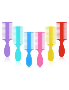 6 Peines Doble Cara Finos Singhoow para Bebés y Mascotas