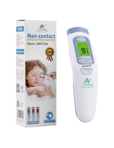 Termómetro Digital Infrarrojo Amplim AMP1706 para Bebés y Adultos