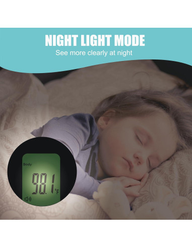 Termómetro Digital Infrarrojo Amplim AMP1706 para Bebés y Adultos