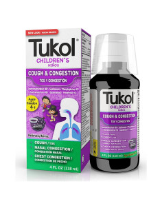 Jarabe para la tos infantil TUKOL 118.3 ml - Sabor uva