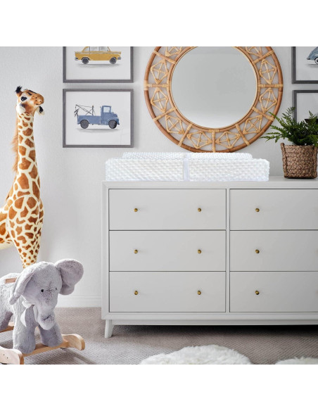 Almohadilla Cambiadora YENING Impermeable 80x40.6 cm Blanca