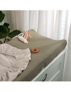 Funda de Cambiador Lulumoon de Algodón Muselina 43x84cm 2