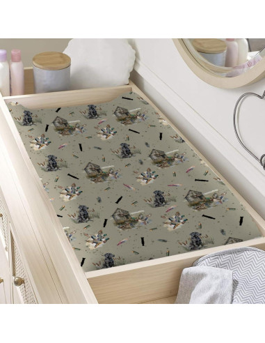 Cubierta de almohadilla para cambiar bebés Caza de Pato 81x41 cm