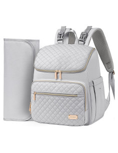 Mochila de Pañales Weitars Grande Gris con Cambiador 25L
